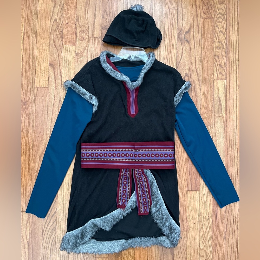 Disney Black and Blue Costume with Red Accents